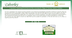 Desktop Screenshot of calverleyinfo.com